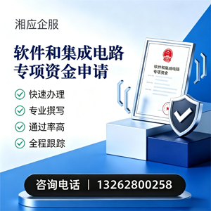 恩施软件和集成电路专项资金申报服务