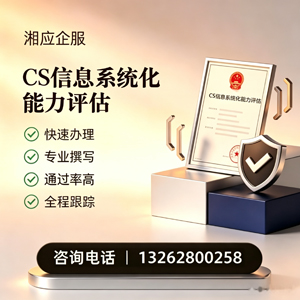 恩施CS信息系统化能力评估申报服务