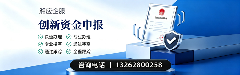 恩施创新资金申报服务