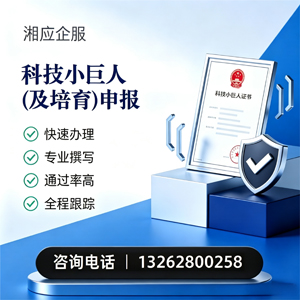 恩施科技小巨人及培育企业申报服务